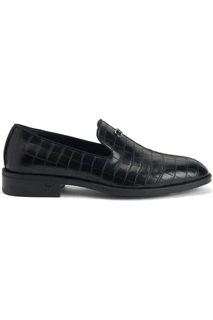 Giuseppe Zanotti Imrham loafers med krokodilleeffekt