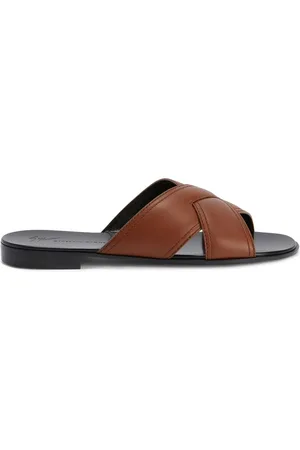 Giuseppe Zanotti Flavio sandaler med krydsende læder