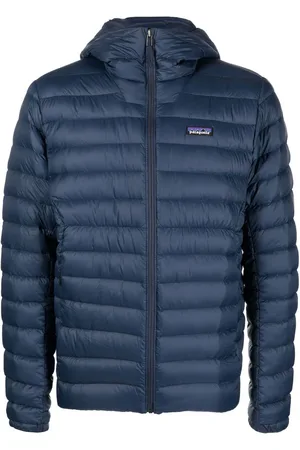 Patagonia Dunjakke med hætte og logomærke
