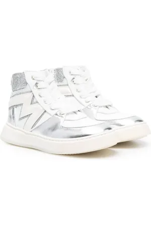 MONNALISA Metalliske sneakers med logomærke