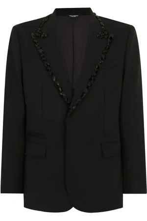 Dolce & Gabbana Enkeltradet blazer med rhinsten