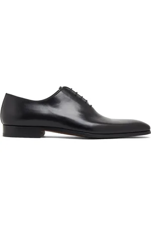 Magnanni Oxford-sko i læder med mandelformet tå