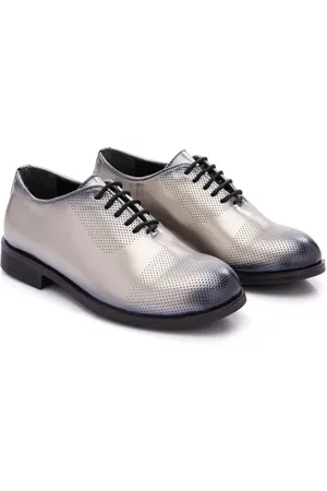 M. Moustache Metalliske Oxford-sko