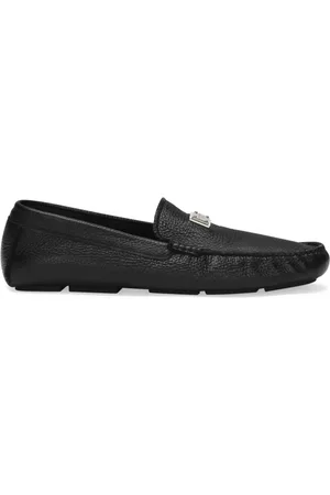 Dolce & Gabbana Loafers i læder med logoplade