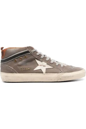 Golden Goose Mid Star sneakers med slitageeffekt