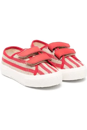 PèPè Sneakers i hør med burrelukning
