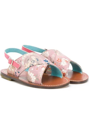 PèPè Blomstrede sandaler med spænder