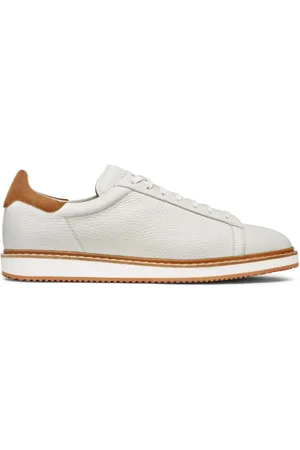 Brunello Cucinelli Low-top sneakers med kontrastkant
