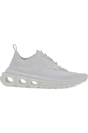 Salvatore Ferragamo Low-top sneakers med Gancini-plade