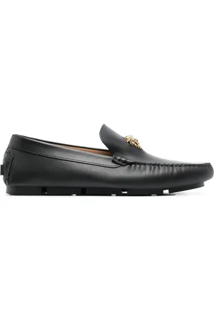 VERSACE La Medusa loafers i læder