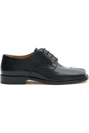 Maison Margiela Tabi brogues i læder med snøre