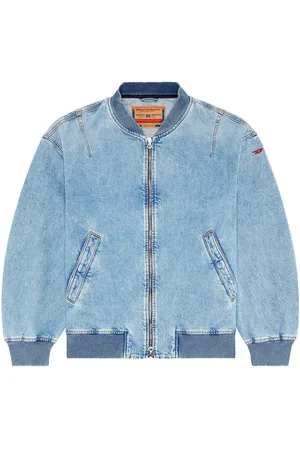 Diesel Skjorte i denim med broderet logo