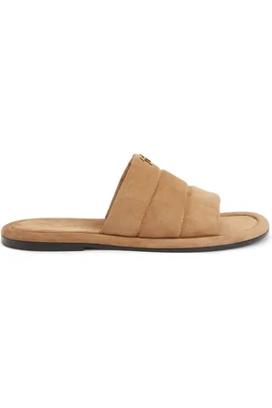 Giuseppe Zanotti Quiltede Harmande sandaler i ruskind