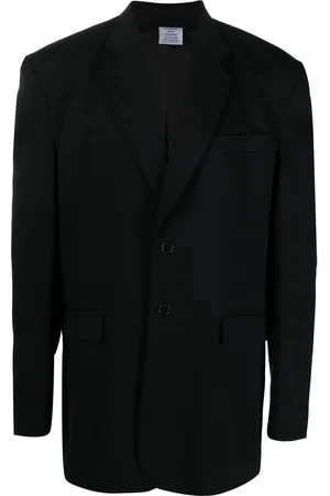 Vetements Oversize enkeltradet blazer