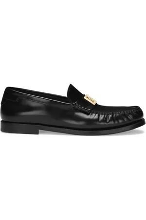 Dolce & Gabbana Loafers i læder med logoplade