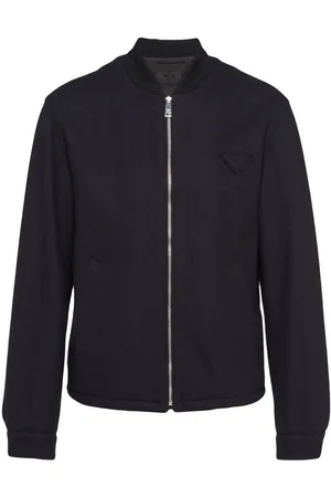 Prada Blouson-jakke med trekantet logo