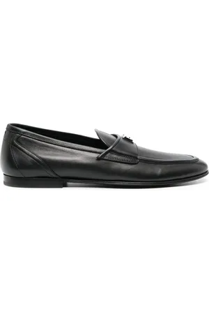 Dolce & Gabbana Læderloafers med logoplade