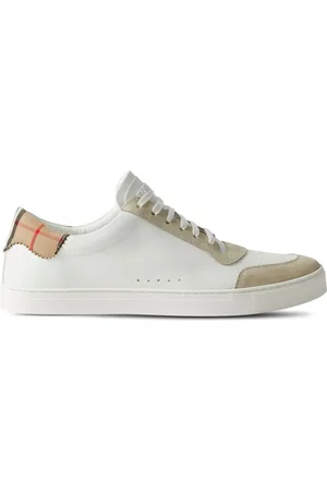 Burberry House-ternede sneakers i læder