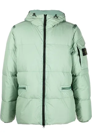 Stone Island Polstret jakke med Compass-mærke