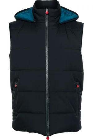 Kiton Vest med lynlås og hætte