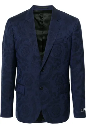 VERSACE Enkeltradet blazer i Barocco-jacquard