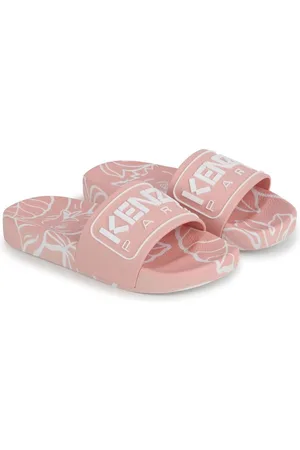 Kenzo Logoprægede sandaler med grafisk tryk