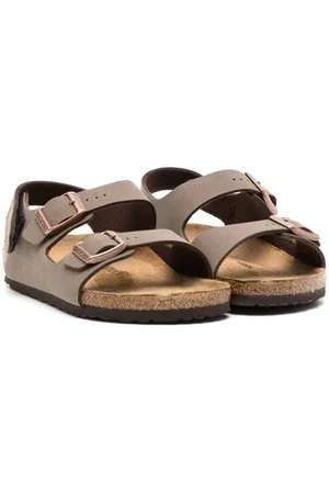 Birkenstock Flade lædersandaler