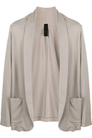TRANSIT Blazer med sjalsrevers og åben front