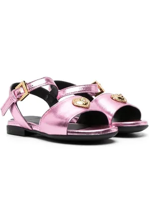 VERSACE Medusa sandaler med hjerteplade