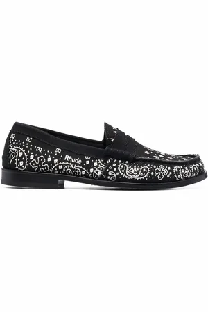 Rhude Loafers med bandanatryk og rå kant
