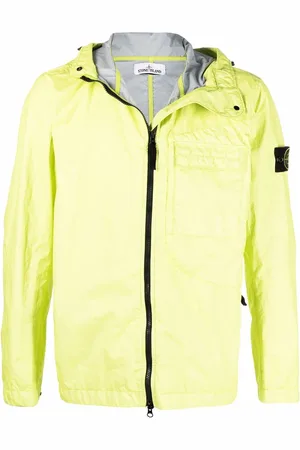 Stone Island Vindjakke med hætte og kompasmærke