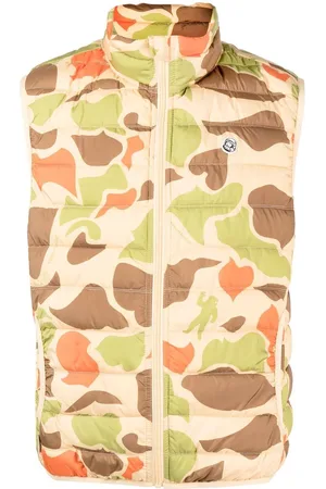 Billionaire Boys Club Polstret vest med kamuflagemønster
