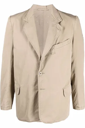 Maison Margiela Enkeltradet blazer med hakrevers