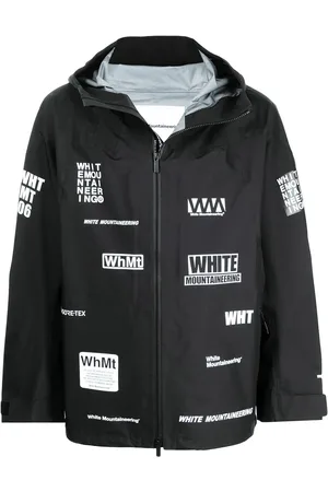 WHITE MOUNTAINEERING Jakke i let stof med grafisk tryk