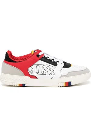 Missoni Lædersneakers med logotryk