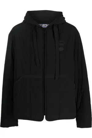 OFF-WHITE Quiltet jakke med logomærke