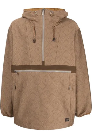 WHITE MOUNTAINEERING Jakke med geometrisk mønster