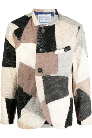 BY WALID Jakke med patchwork