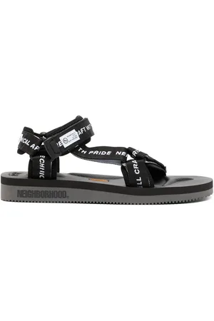 NEIGHBORHOOD Flade sandaler med logobånd