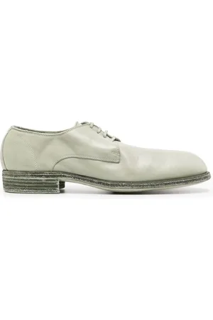 GUIDI 30mm derby-sko i læder med snøre