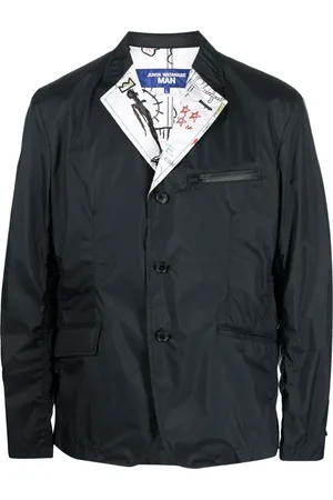 JUNYA WATANABE Enkeltradet blazer med skitsetryk