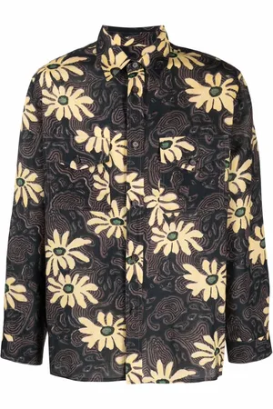Nanushka Skjortejakke med blomstertryk