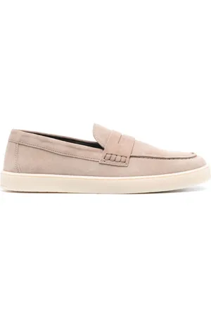 CANALI Slip-on loafers i ruskind