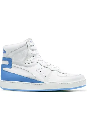 Diadora High-top sneakers i læder med paneler