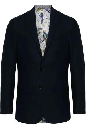 Etro Enkeltradet blazer i mønstret jacquard