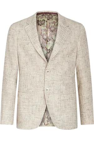 Etro Enkeltradet blazer i bouclé