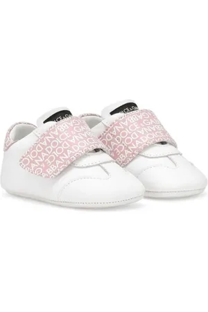 Dolce & Gabbana Sneakers med logotryk og burrelukning