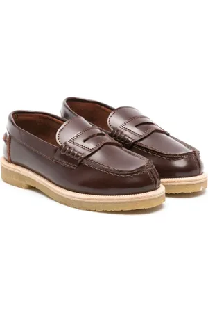 PèPè Loafers i læder med penny-slot