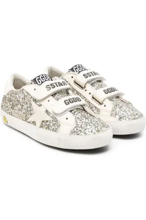 Golden Goose Old School sneakers med glimmer