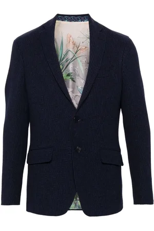 Etro Ribbet enkeltradet blazer